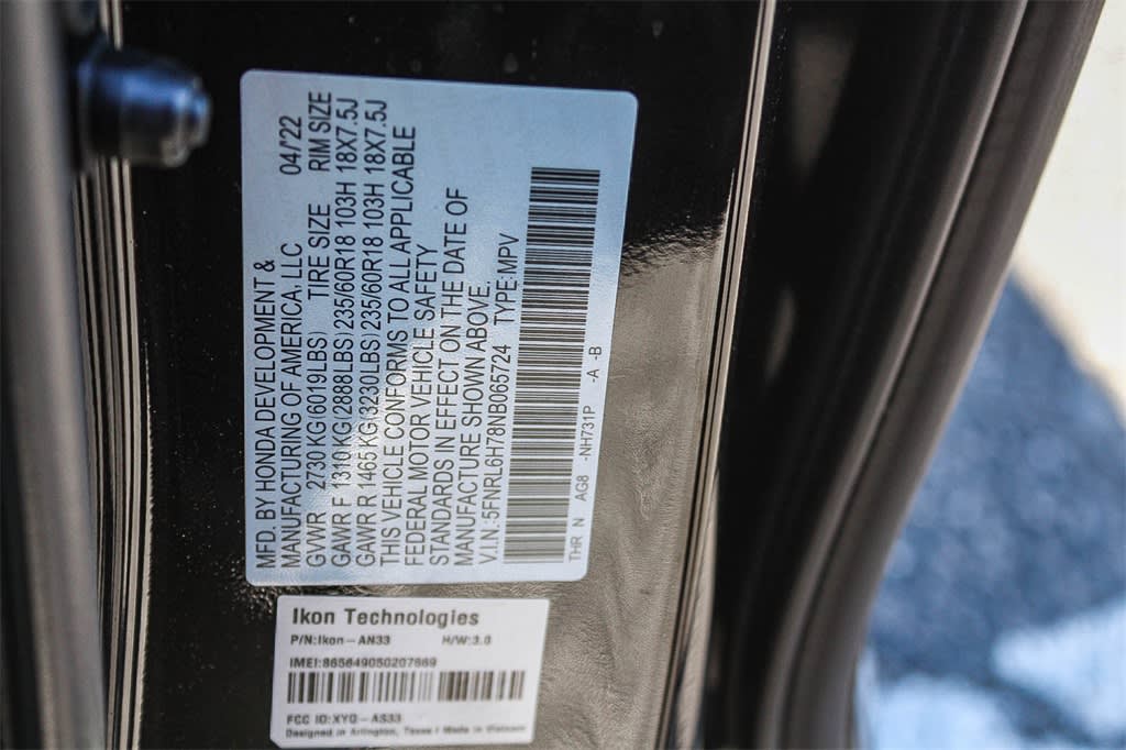 Thumbnail: 2022 Honda Odyssey - 18