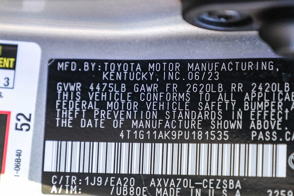 2023 Toyota Camry SE 17