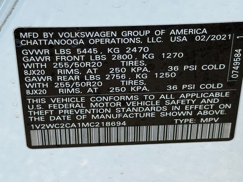 Thumbnail: 2021 Volkswagen Atlas - 12