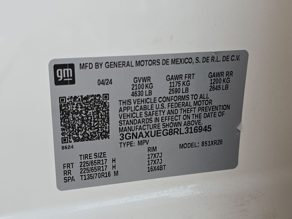 Thumbnail: 2024 Chevrolet Equinox - 16