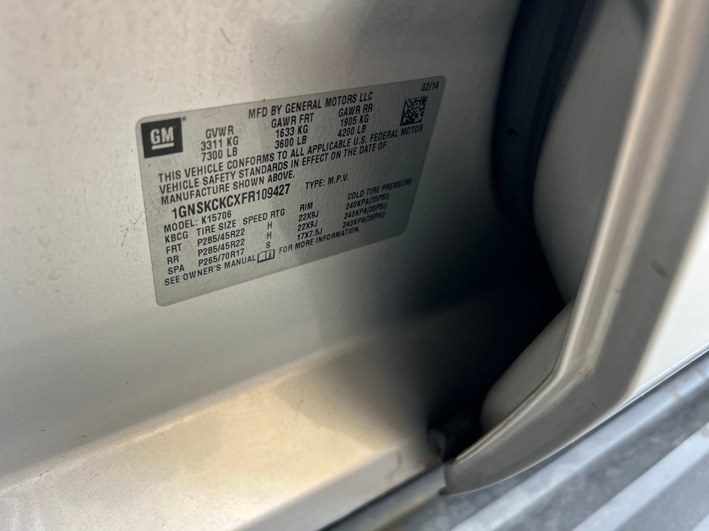 Thumbnail: 2015 Chevrolet Tahoe - 17