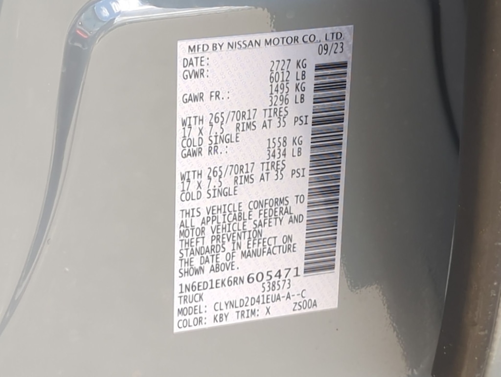 2024 Nissan Frontier PRO-4X 14
