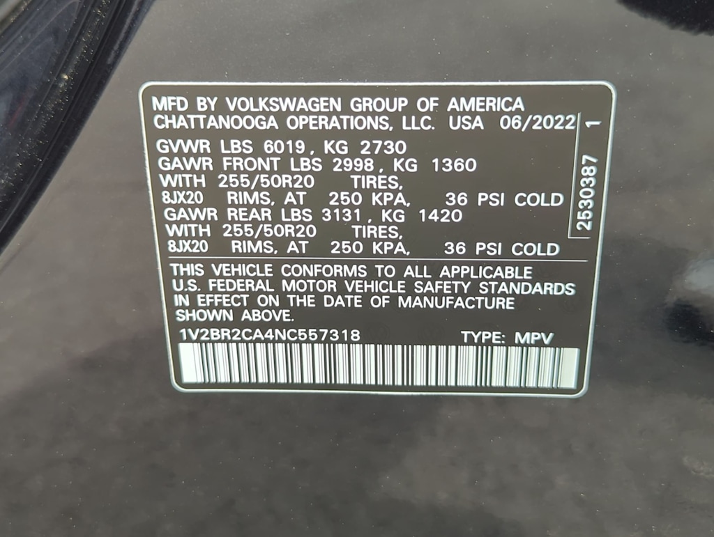 2022 Volkswagen Atlas SEL 15