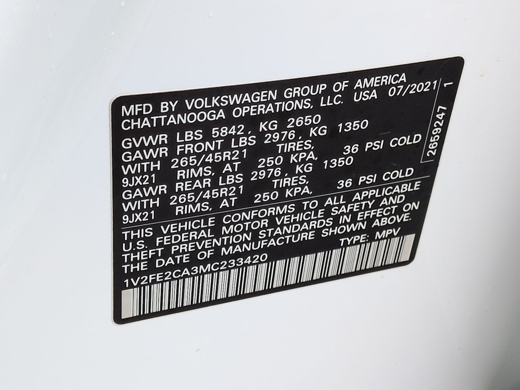 Thumbnail: 2021 Volkswagen Atlas - 19