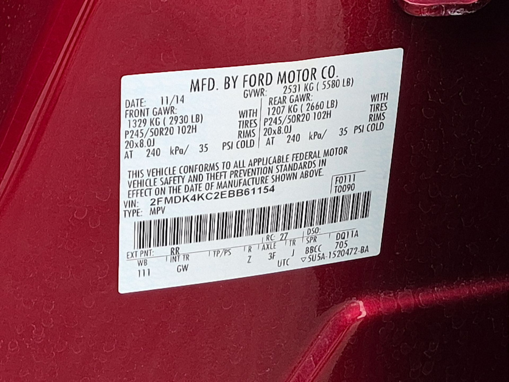 Thumbnail: 2014 Ford Edge - 20