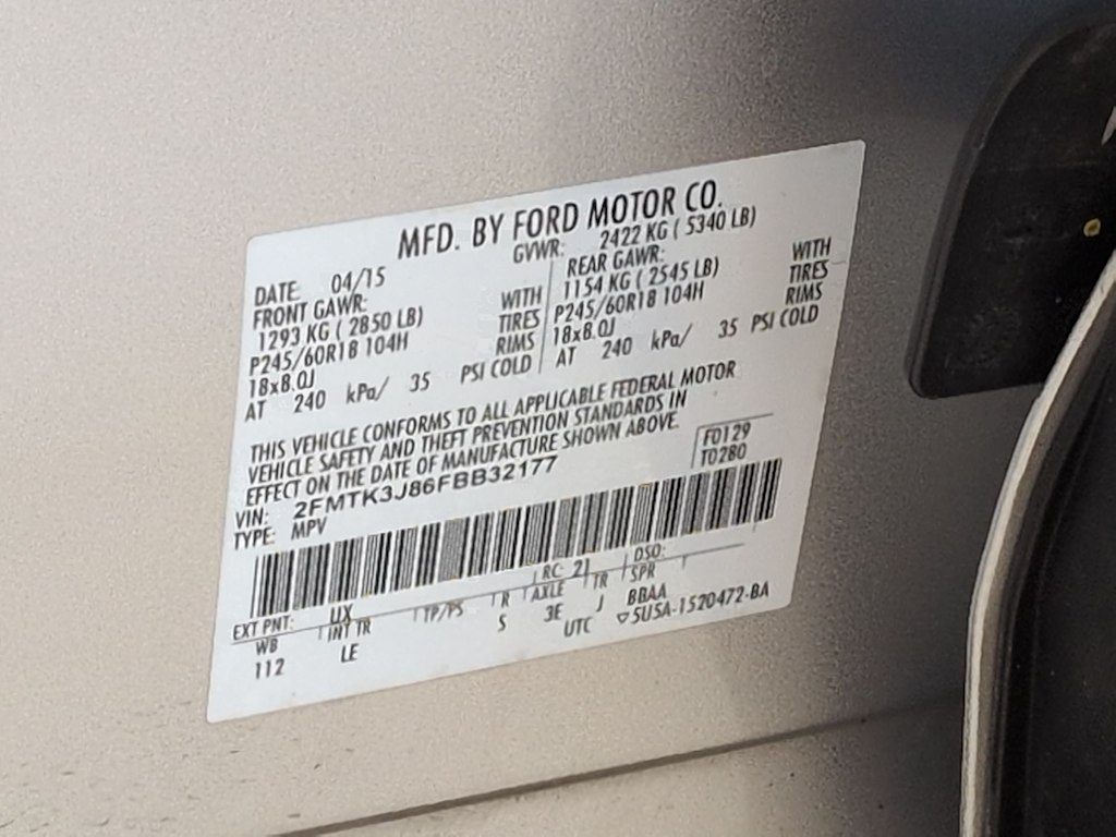 Thumbnail: 2015 Ford Edge - 20
