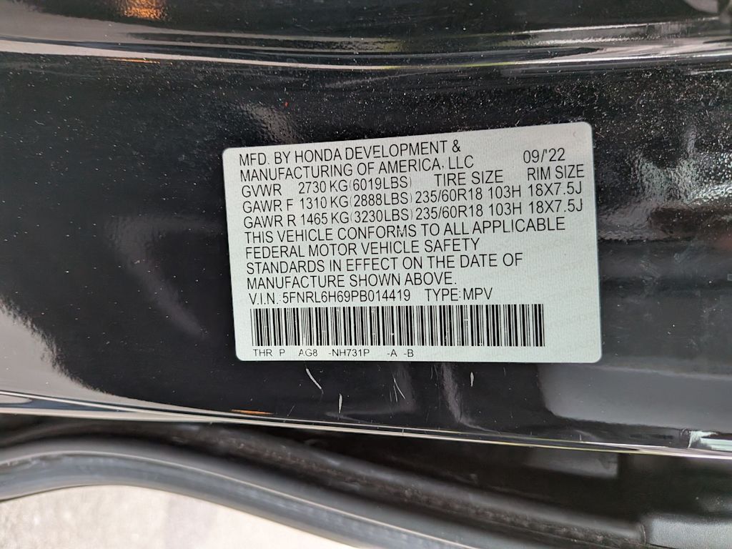 Thumbnail: 2023 Honda Odyssey - 20