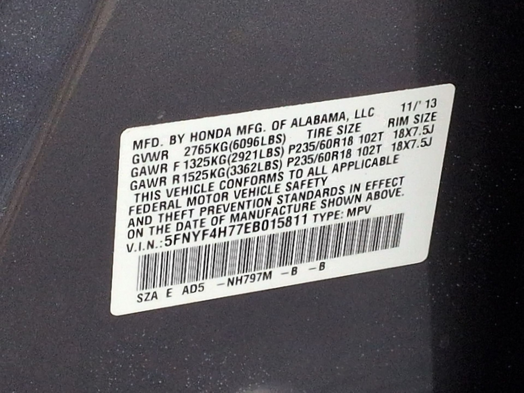 Thumbnail: 2014 Honda Pilot - 20
