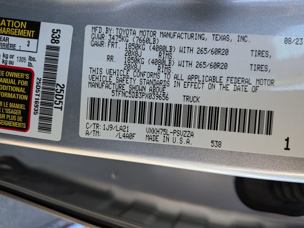 Thumbnail: 2023 Toyota Tundra - 20