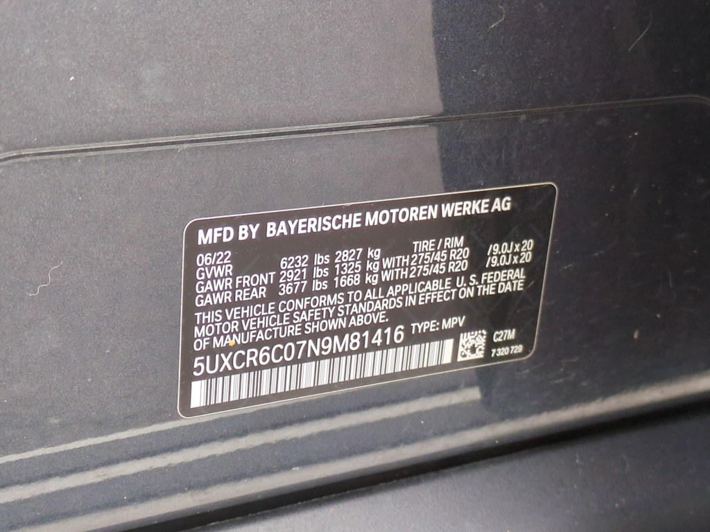 2022 BMW X5 xDrive40i 16