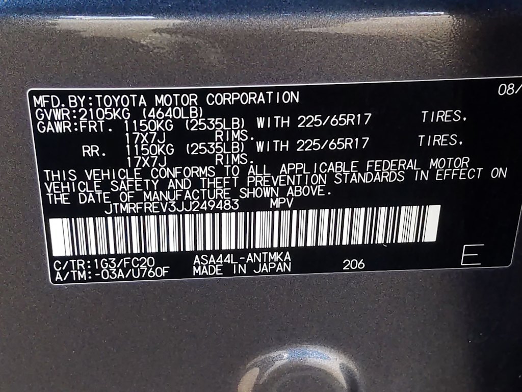 2018 Toyota RAV4 XLE 19