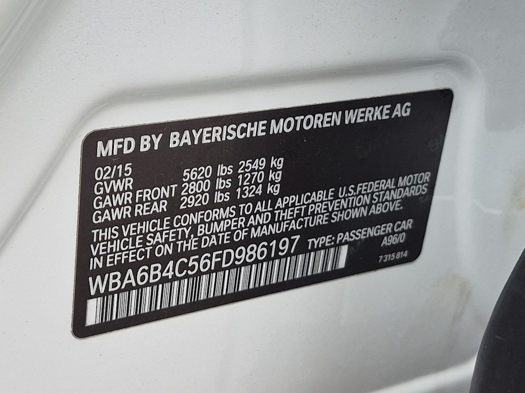 Thumbnail: 2015 BMW 6 Series - 21