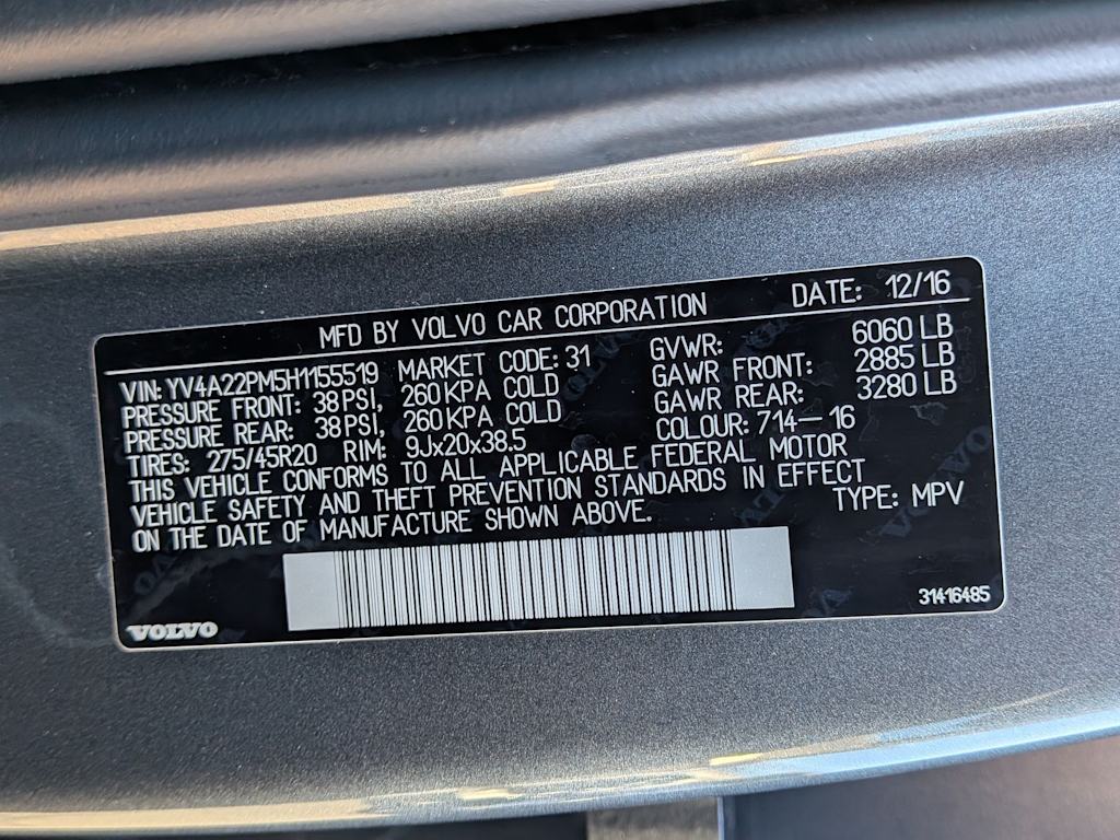 Thumbnail: 2017 Volvo XC90 - 18