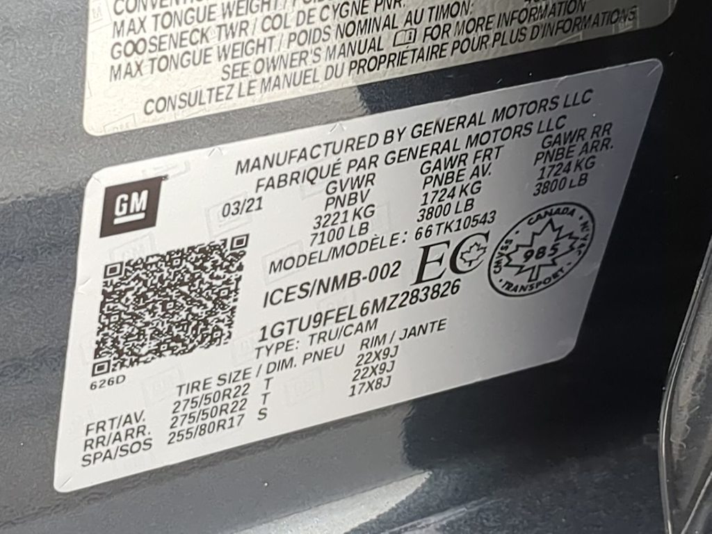 Thumbnail: 2021 GMC Sierra 1500 - 17