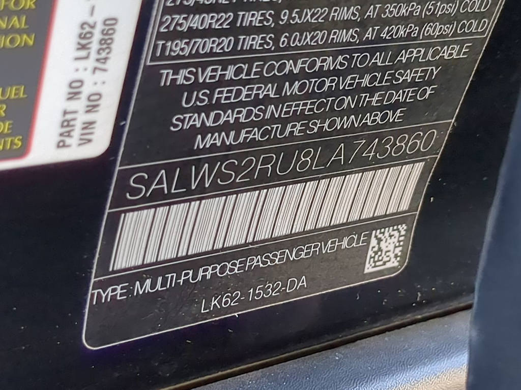 2020 Land Rover Range Rover Sport HST 18