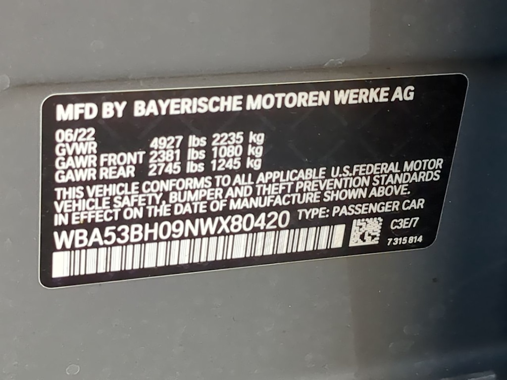 2022 BMW 5 Series 530i 20