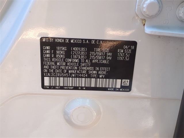 2018 Honda HR-V EX 20