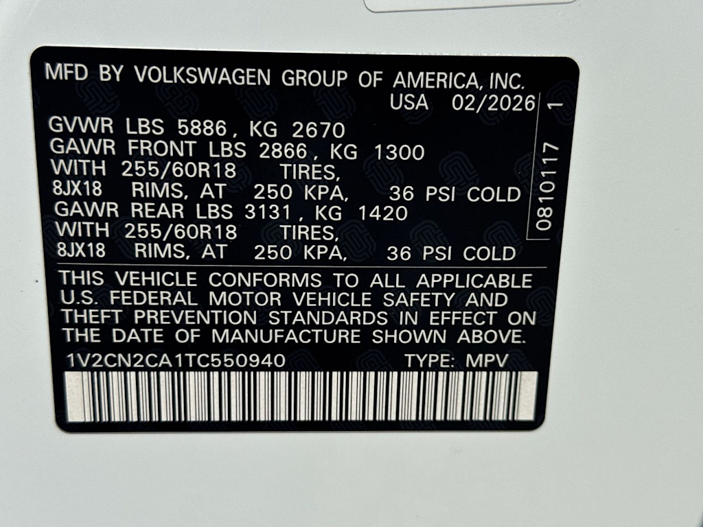 Thumbnail: 2026 Volkswagen Atlas - 19