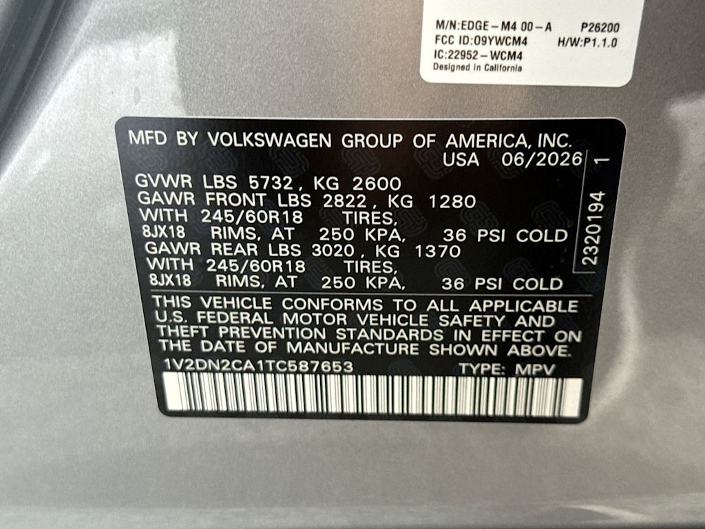 Thumbnail: 2026 Volkswagen Atlas - 19