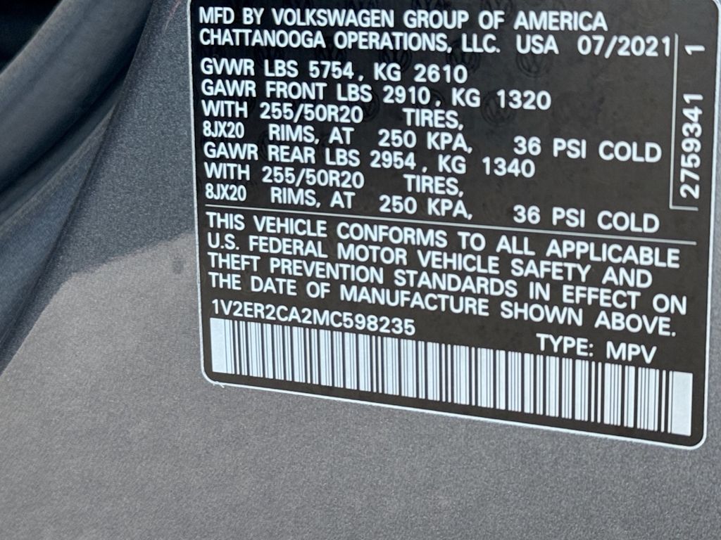 Thumbnail: 2021 Volkswagen Atlas - 19