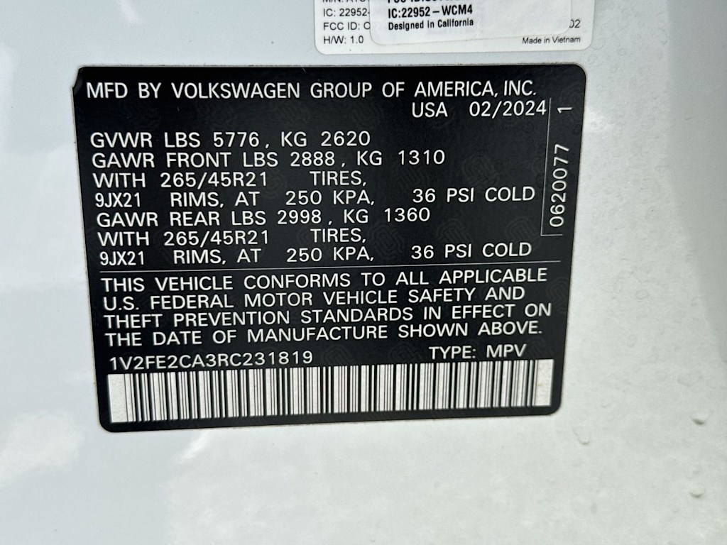 Thumbnail: 2024 Volkswagen Atlas - 18