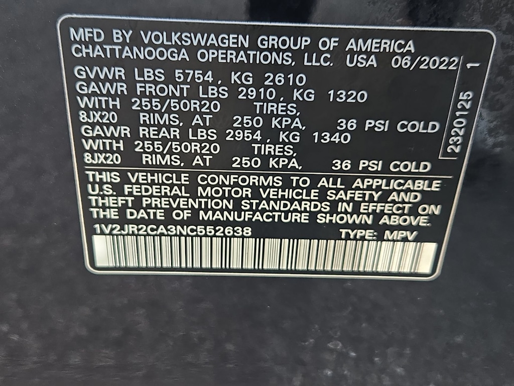 Thumbnail: 2022 Volkswagen Atlas - 19