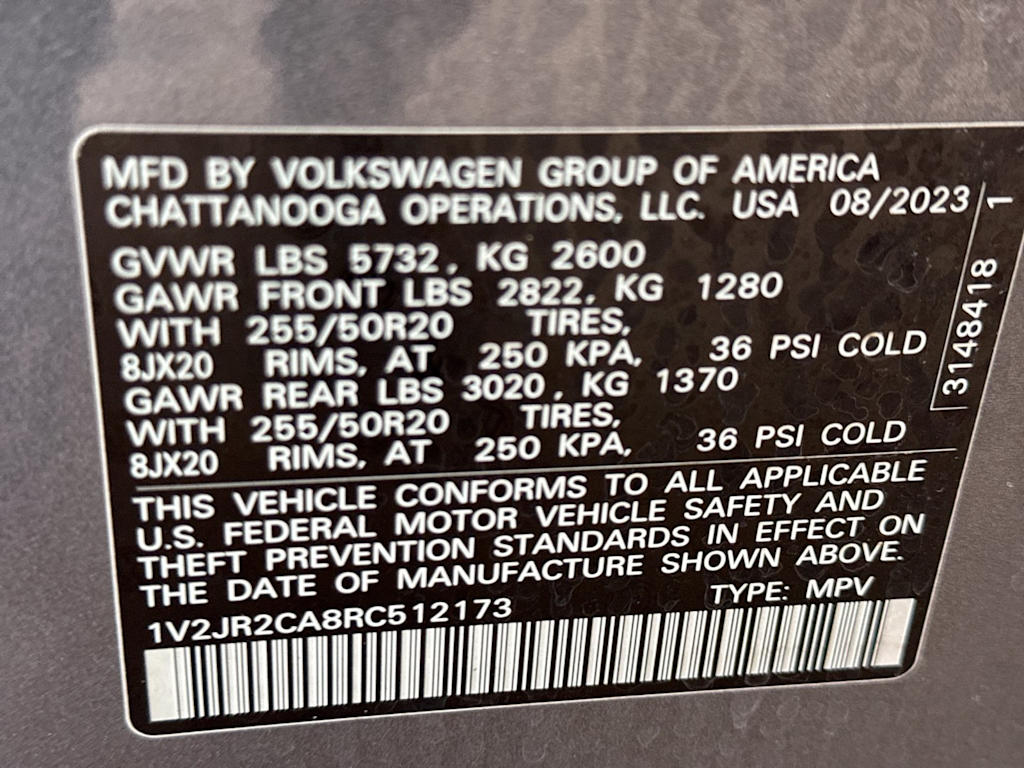Thumbnail: 2024 Volkswagen Atlas - 18