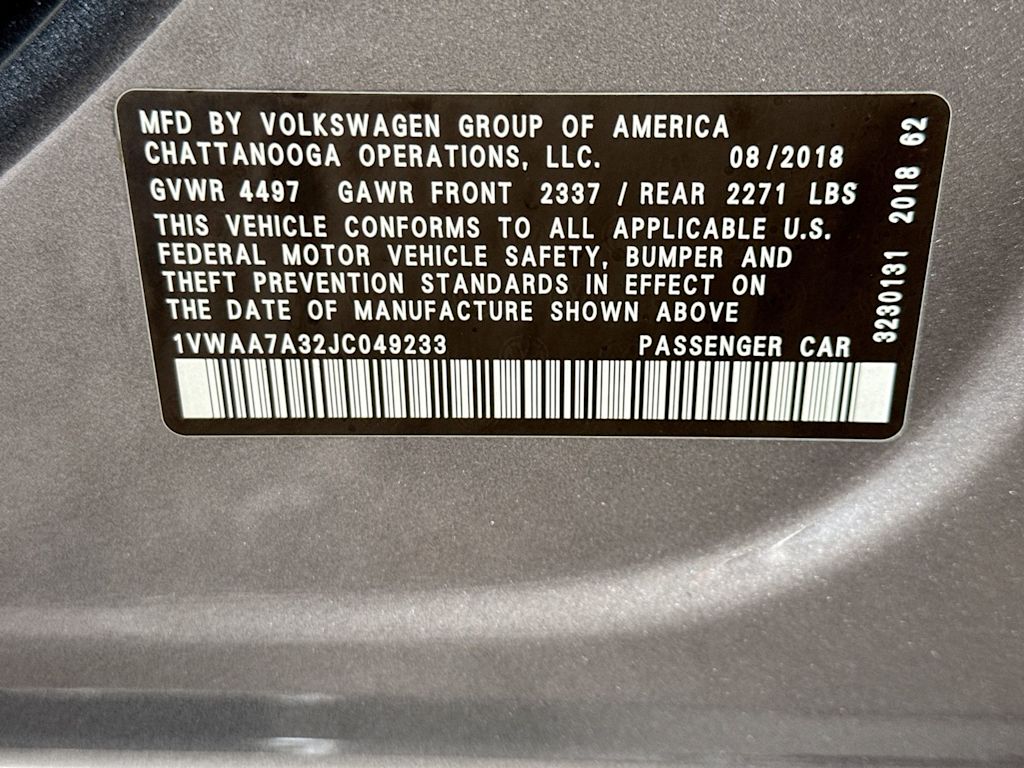 Thumbnail: 2018 Volkswagen Passat - 42
