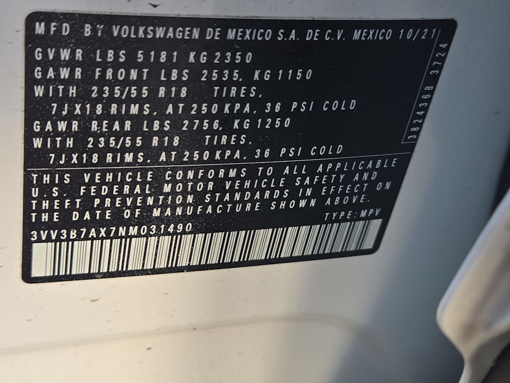 Thumbnail: 2022 Volkswagen Tiguan - 15