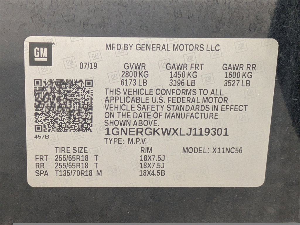 Thumbnail: 2020 Chevrolet Traverse - 18