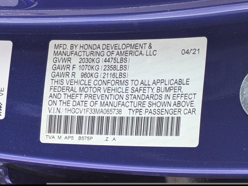 Thumbnail: 2021 Honda Accord - 18