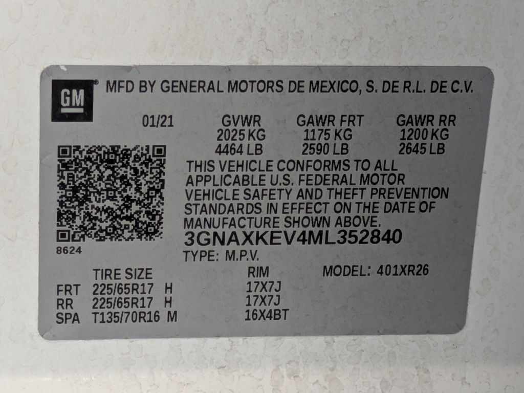 Thumbnail: 2021 Chevrolet Equinox - 19