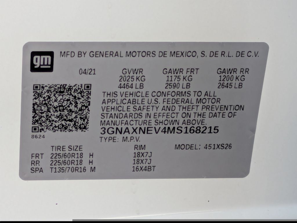 Thumbnail: 2021 Chevrolet Equinox - 19