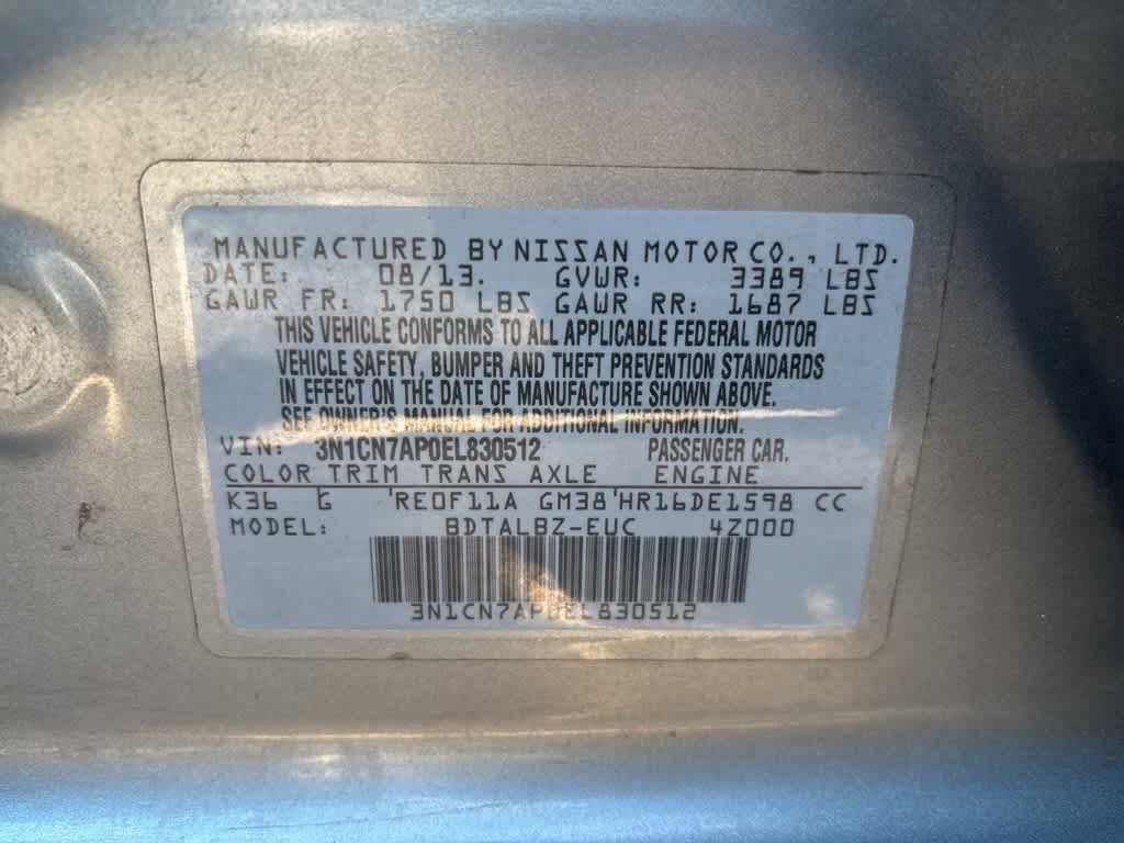 Thumbnail: 2014 Nissan Versa - 9