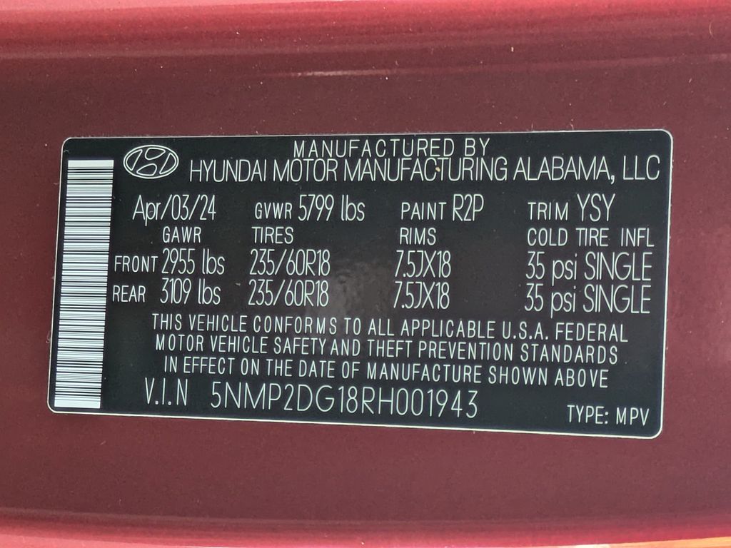 Thumbnail: 2024 Hyundai Santa Fe - 43
