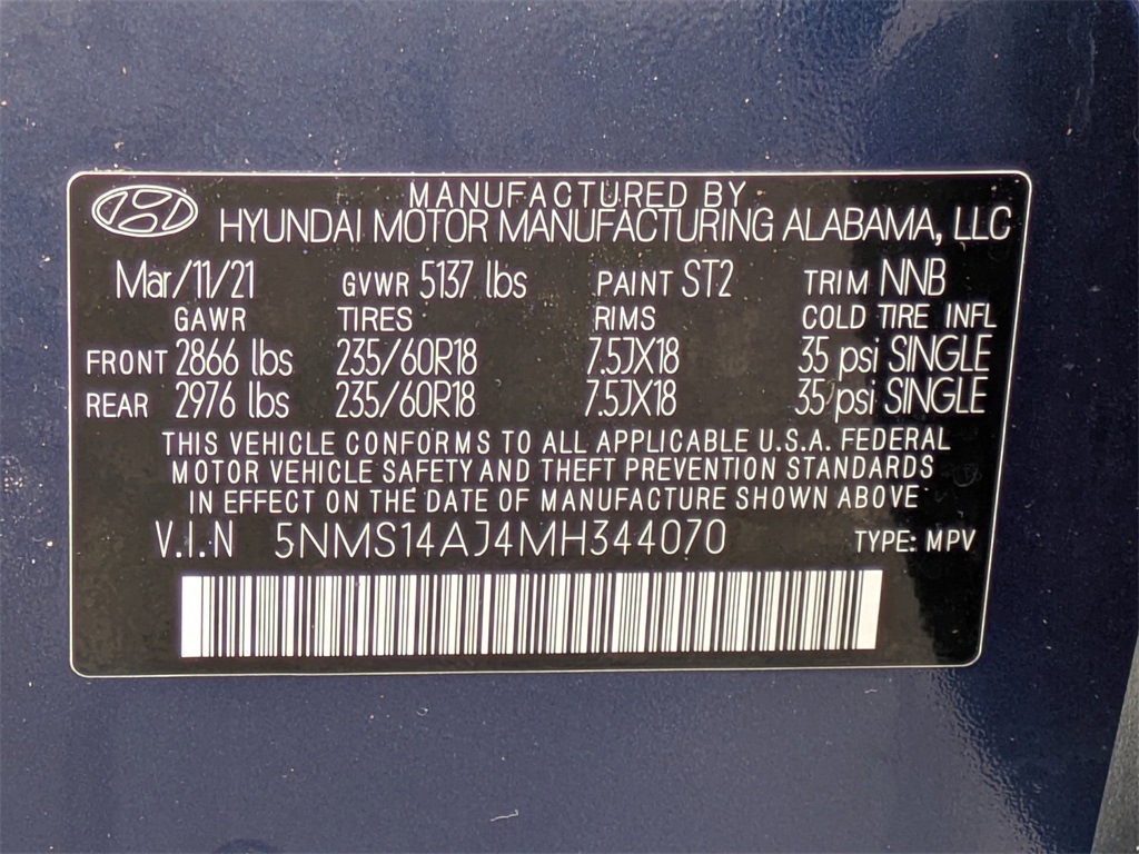 Thumbnail: 2021 Hyundai Santa Fe - 17