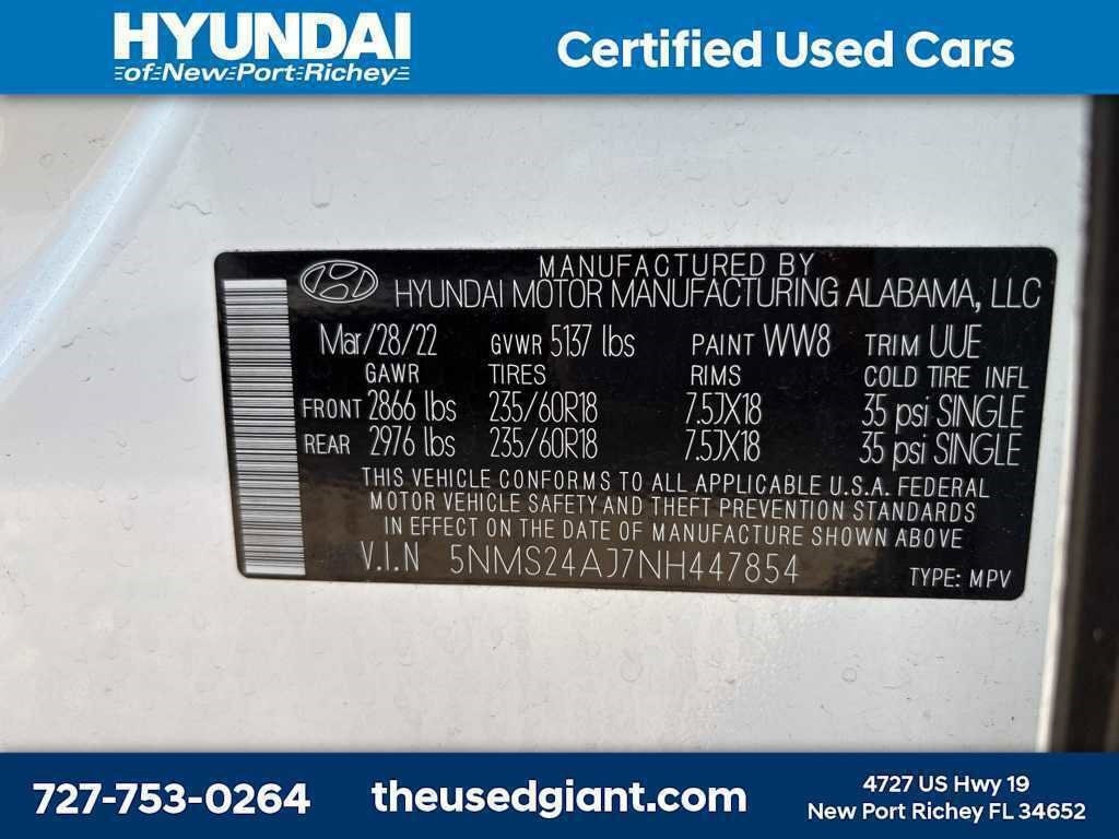 Thumbnail: 2022 Hyundai Santa Fe - 8