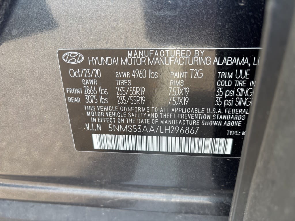 Thumbnail: 2020 Hyundai Santa Fe - 8