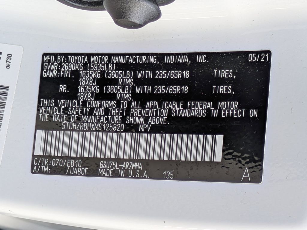 Thumbnail: 2021 Toyota Highlander - 19