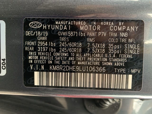 2020 Hyundai Palisade SEL 10