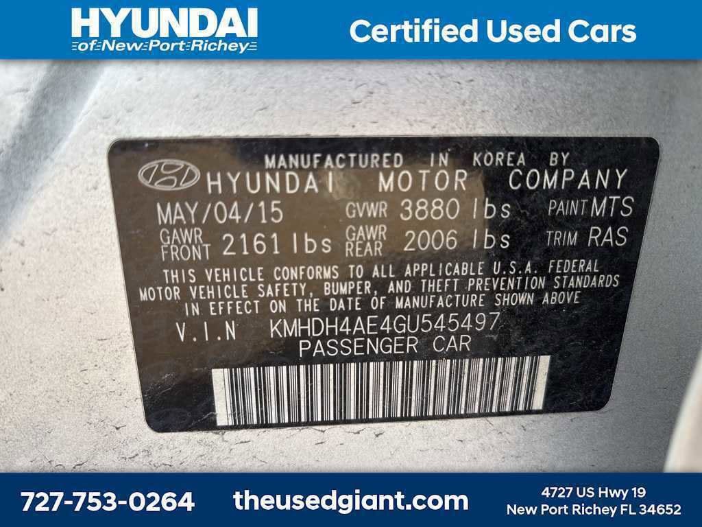 Thumbnail: 2016 Hyundai Elantra - 8