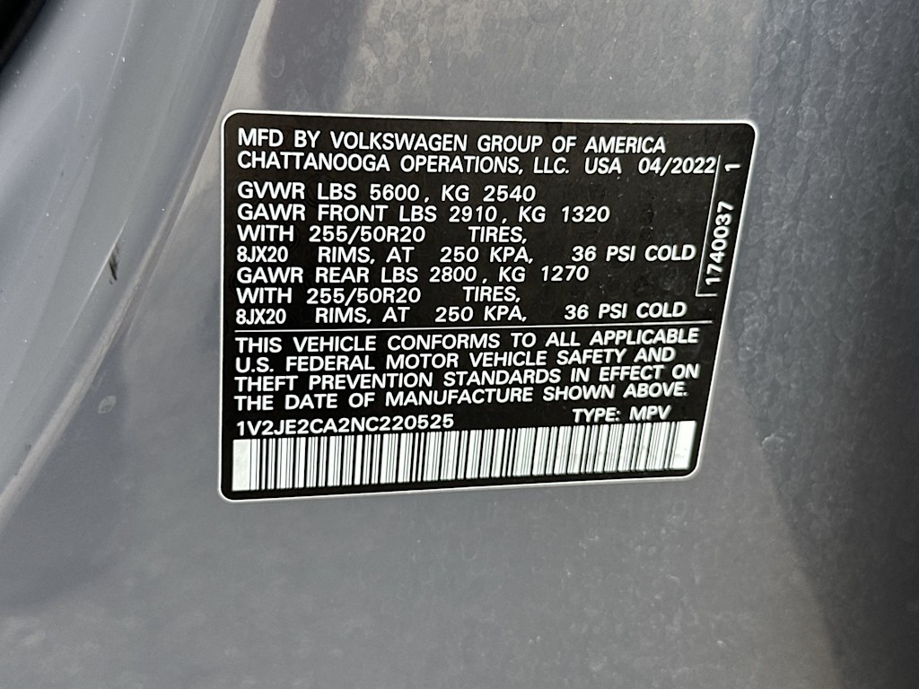 Thumbnail: 2022 Volkswagen Atlas - 18