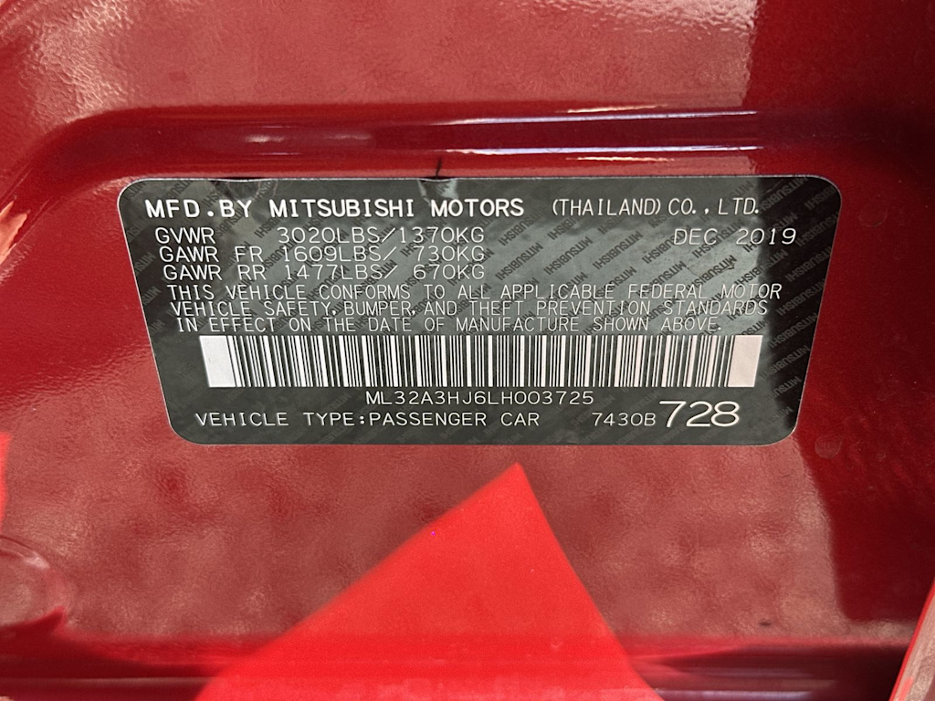 Thumbnail: 2020 Mitsubishi Mirage - 17