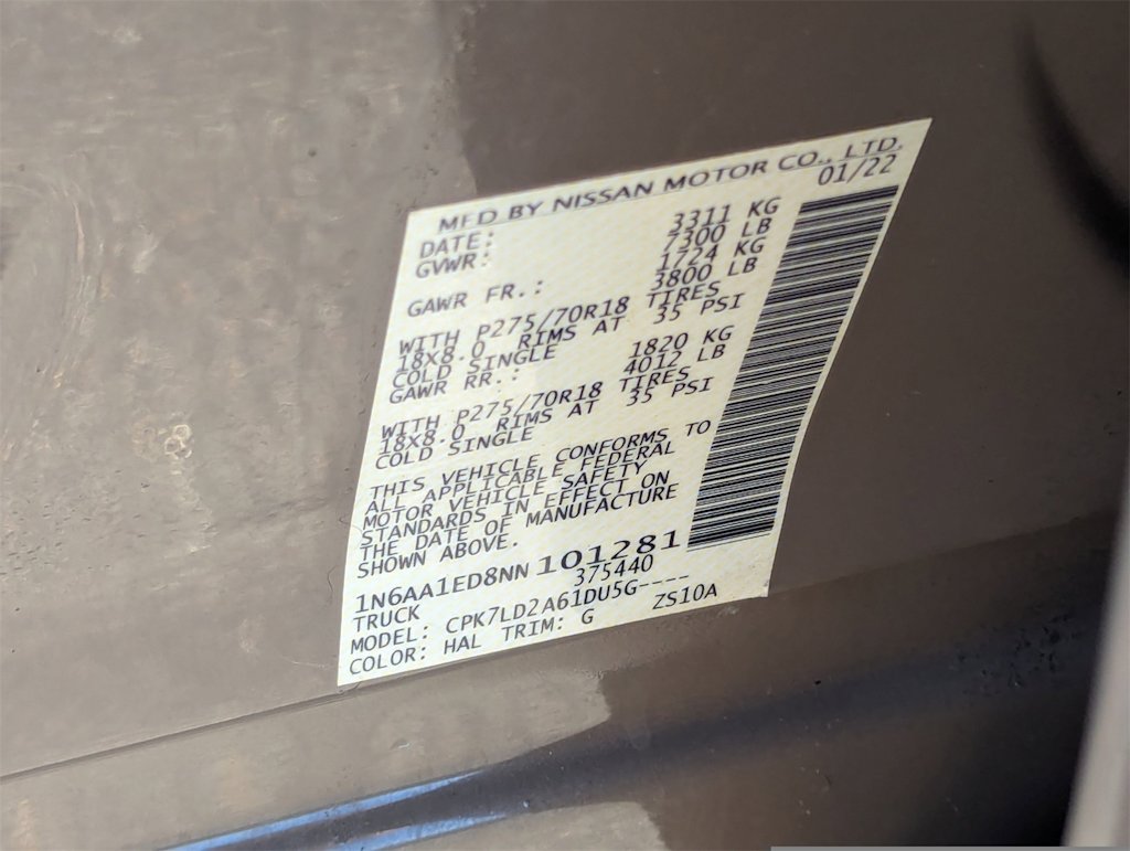 Thumbnail: 2022 Nissan Titan - 16