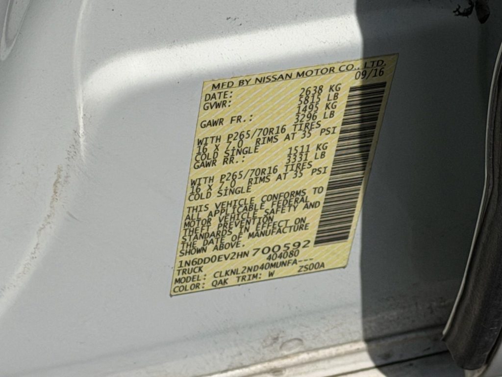 Thumbnail: 2017 Nissan Frontier - 7