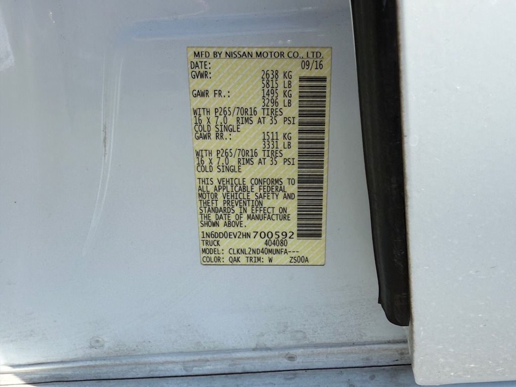 Thumbnail: 2017 Nissan Frontier - 14