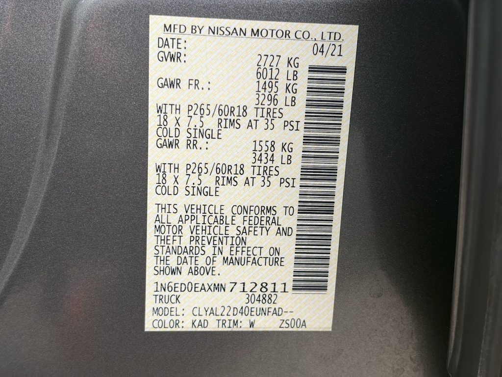 Thumbnail: 2021 Nissan Frontier - 28