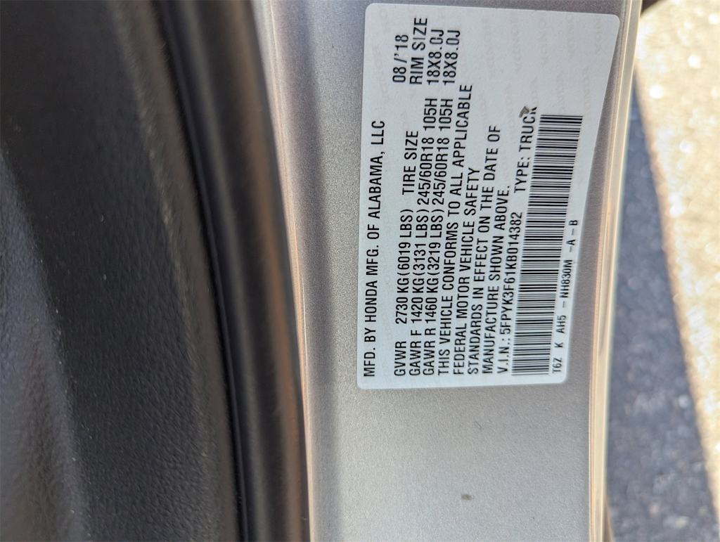 Thumbnail: 2019 Honda Ridgeline - 16