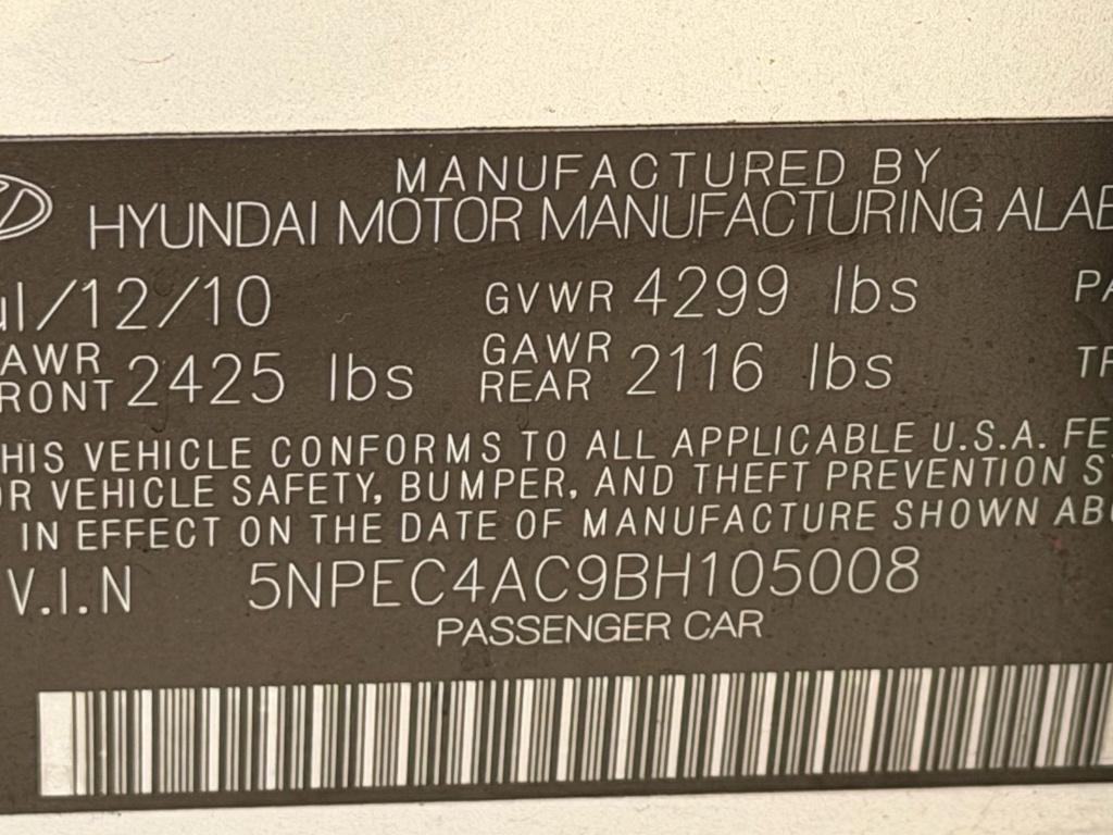 Thumbnail: 2011 Hyundai Sonata - 14