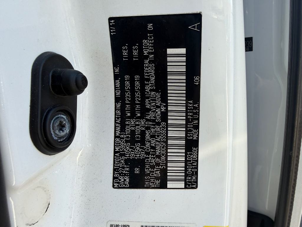 Thumbnail: 2015 Toyota Sienna - 14